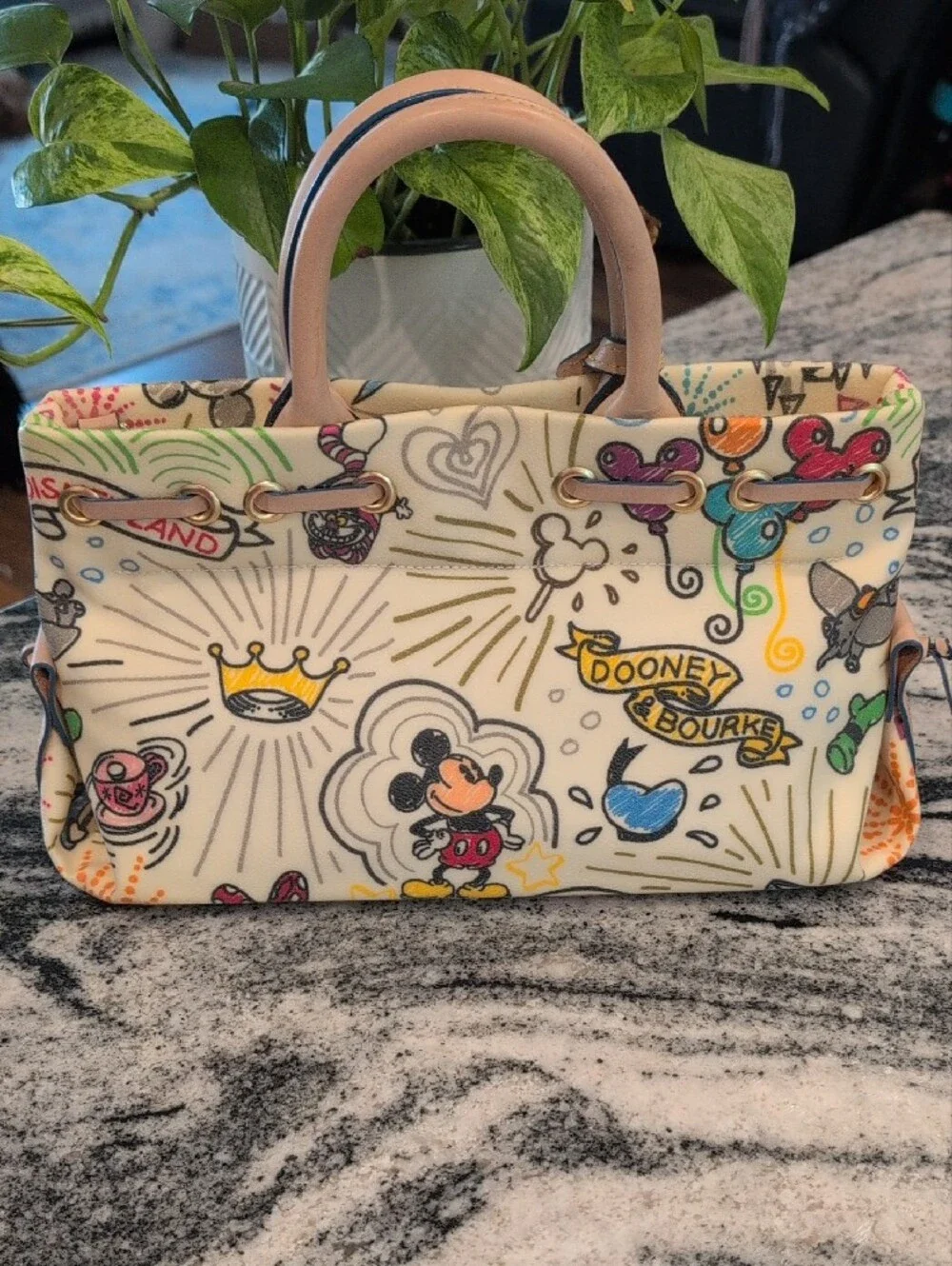Dooney & Bourke Disneyland Disney Parks Sketch Satchel Bag
